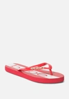 BEBE TIERLA BEBE LOGO FLIP FLOPS