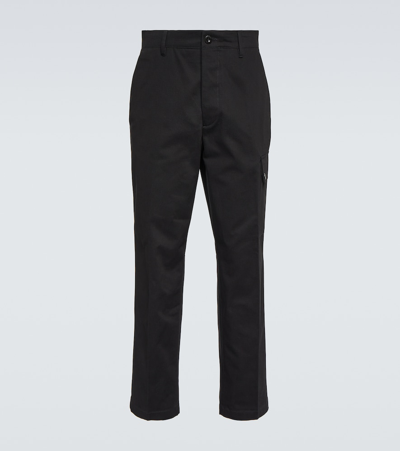 C.p. Company Cotton Cargo Pants In Black