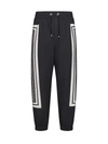 Balmain Monogram Joggers In Noir/ivoire/noir