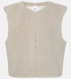 JET SET SLEEVELESS SHEARLING VEST