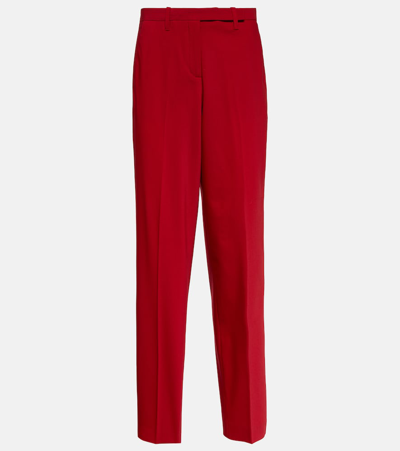 Dorothee Schumacher Modern Sophistication Slim Trousers In Red