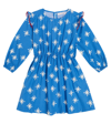 Tinycottons Snow Cotton Dress In Blue