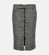 Tom Ford Virgin Wool Skirt With Prince Of Wales Motif In Multicoloured