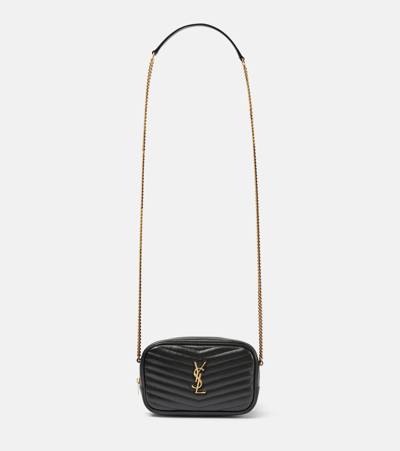 Saint Laurent Lou Crossbody Bag In Black