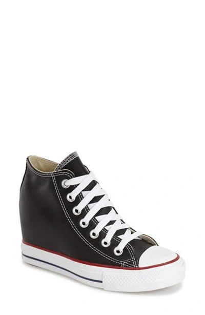 Converse Chuck Taylor® All Star® 'lux' Hidden Wedge High Top Trainer  (women) In Black | ModeSens