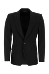 Dolce & Gabbana Single-breasted Tuxedo Jacket In Black