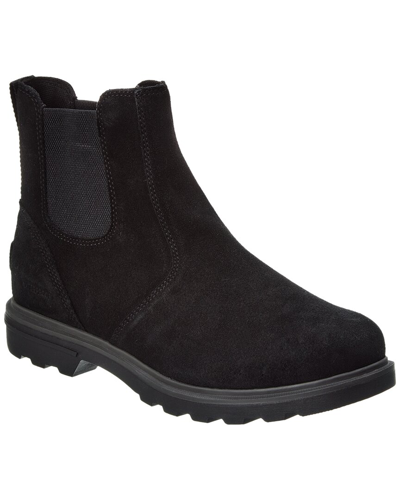 Sorel Carson Suede Chelsea Boot In Black