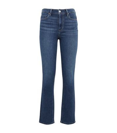 Paige Cindy High-rise Straight Jeans In Blue