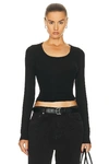 Agolde Rollkragen Pascale In Black