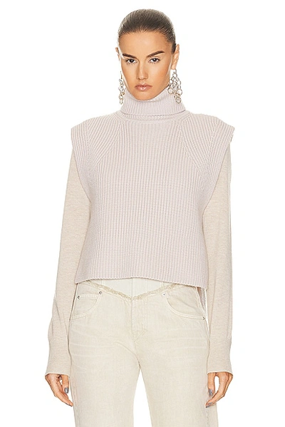 Isabel Marant Étoile Megan Sweater Vest In Ecru