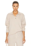 Guest In Residence Cashmere Polo Sweater In Oatmeal