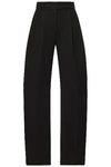 Attico Wide-leg Tailored Pants In Black