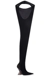 Attico Thigh High ''cheopissima'' Black In Black