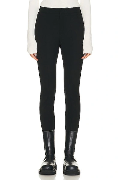 Moncler High Waisted Ski Pant In Black