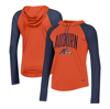 UNDER ARMOUR UNDER ARMOUR ORANGE AUBURN TIGERS GAMEDAY MESH PERFORMANCE RAGLAN HOODED LONG SLEEVE T-SHIRT