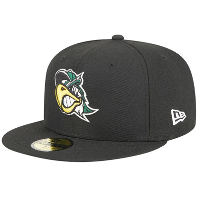 New Era Black South Bend Cubs Theme Nights South Bend Silver Hawks  59fifty Fitted Hat