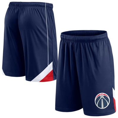 Fanatics Branded Navy Washington Wizards Slice Shorts