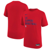 NIKE YOUTH NIKE RED LA CLIPPERS ESSENTIAL PRACTICE T-SHIRT