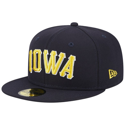 New Era Navy Iowa Cubs Theme Nights Oaks  59fifty Fitted Hat