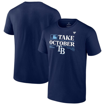 Fanatics Branded  Navy Tampa Bay Rays 2023 Postseason Locker Room T-shirt