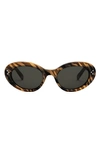 Celine Acetate Cat-eye Sunglasses In Animal