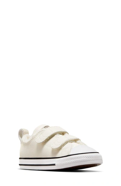 Converse Kids' Chuck Taylor® All Star® 2v Oxford Sneaker In Egret/ White/ Black