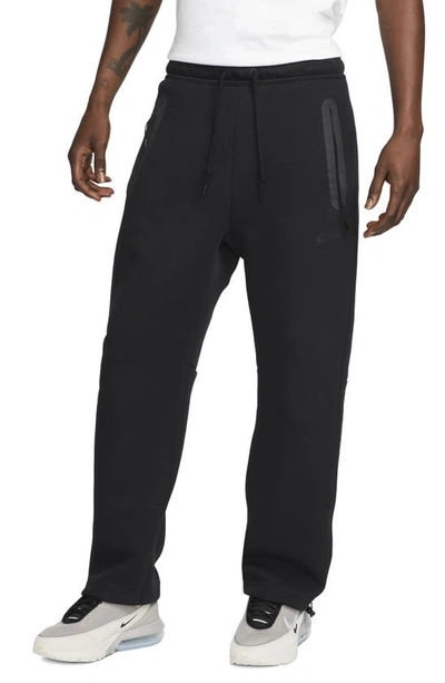 Nike Mens  Tech Fleece Open Hem Pants In Black/black