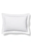 Polo Ralph Lauren Eloise Embroidered 624 Thread Count Organic Cotton Pillow Sham In Studio White