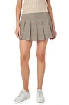 English Factory Pleated Check Skort In Tan