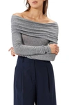 SOPHIE RUE TRIOMPHE OFF THE SHOULDER KNIT TOP