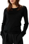 Sophie Rue Soho Wool & Silk Sweater In Black