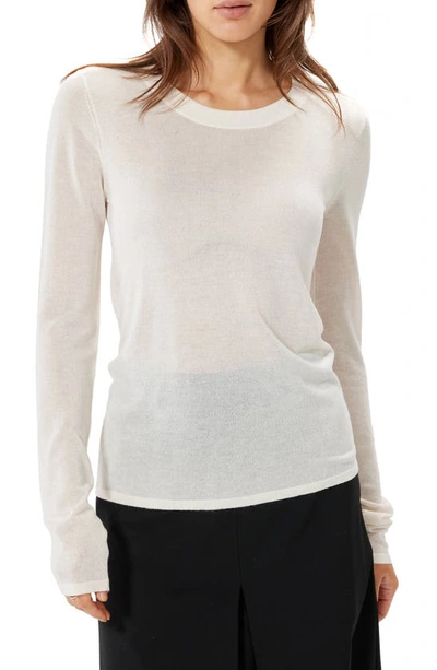 Sophie Rue Soho Wool & Silk Sweater In Ivory