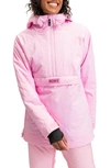Roxy Radiant Lines Hooded Jacket In Pink Frosting