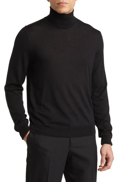 Canali Rollneck Sweater In Blue