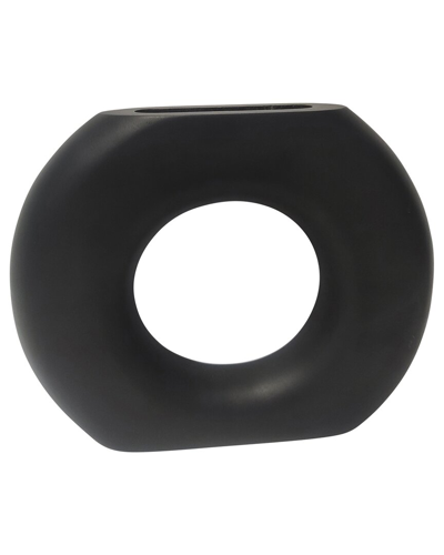 Sagebrook Home 5in Donut Vase In Blue