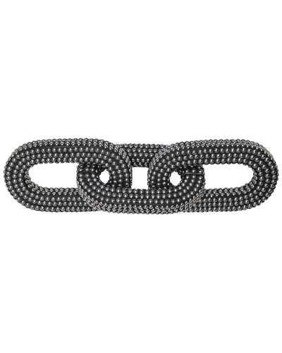 Sagebrook Home 14in Studded Chain Decor In Black