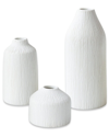 KATE ASPEN KATE ASPEN SET OF 3 BOHO CERAMIC BUD VASES