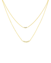 PURE GOLD PURE GOLD 14K 0.12 CT. TW. DIAMOND NECKLACE