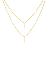 PURE GOLD PURE GOLD 14K 0.09 CT. TW. DIAMOND NECKLACE