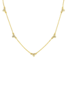 PURE GOLD PURE GOLD 14K 0.15 CT. TW. DIAMOND NECKLACE
