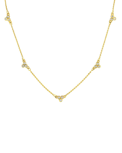 Pure Gold 14k 0.15 Ct. Tw. Diamond Necklace