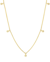 PURE GOLD PURE GOLD 14K 0.07 CT. TW. DIAMOND NECKLACE