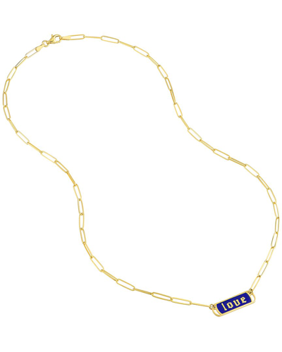 Pure Gold 14k Paperclip Necklace