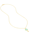 PURE GOLD PURE GOLD 14K 0.05 CT. TW. DIAMOND PAPERCLIP NECKLACE