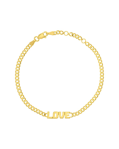 Pure Gold 14k Chain & Link Bracelet