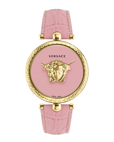 Versace Palazzo Empire Strap Watch In Gold