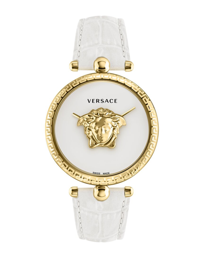 Versace Palazzo Empire Strap Watch In Gold