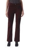 AGOLDE NICO HIGH WAIST BOOTCUT VELVET PANTS