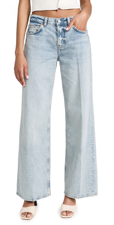 Reformation Cary Low-rise Jeans In Blue