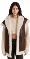Simon Miller Jetz Vest In Choco Brown